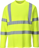 Portwest Hi-Vis T-Shirt Long Sleeves 