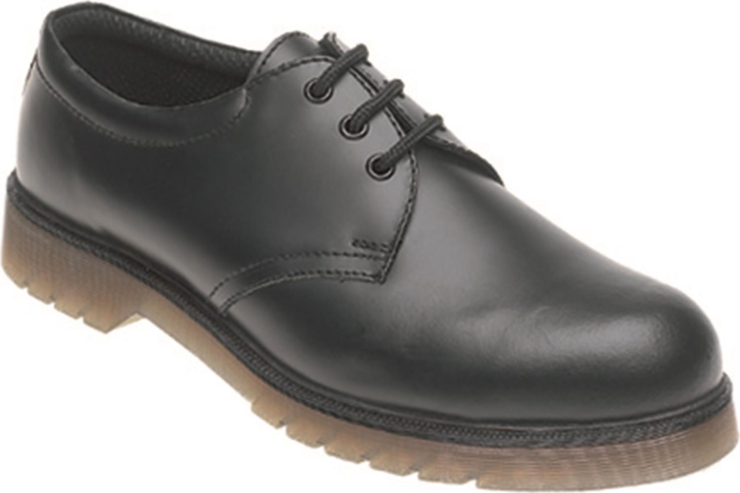 Himalayan Black Leather Safety Shoe | AC02 | EPT Workwear